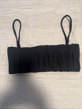 MOLLY GODDARD Black Waist-Logo Skirt